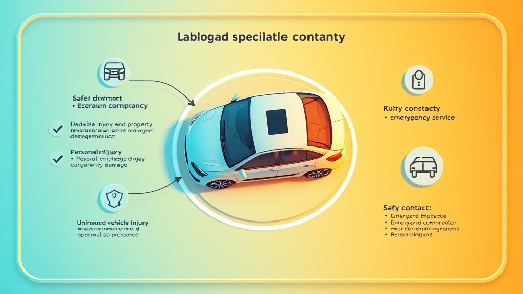 장기렌트 보험, 핵심 특약은? (illustration 스타일)