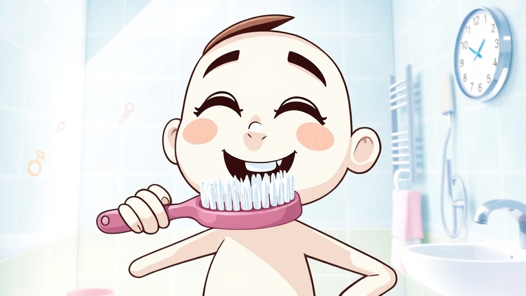 시린이 유발 습관 점검 (cartoon 스타일)