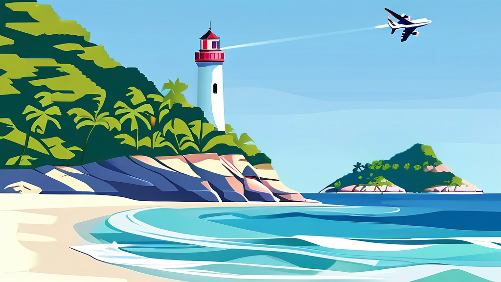 무안 톱머리 해수욕장 방문 후기 및 추천 코스 (illustration 스타일)