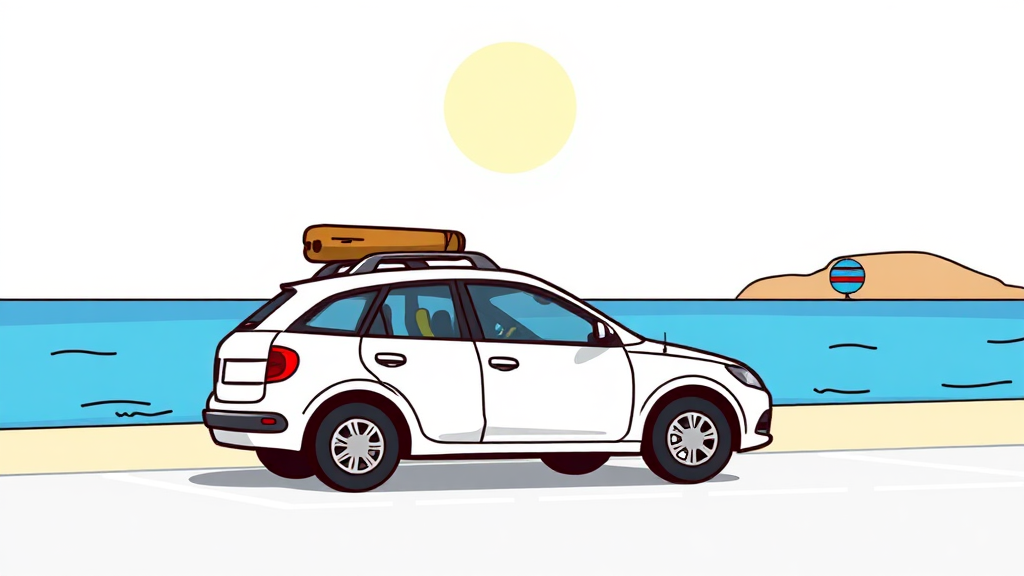 주차 꿀팁 (cartoon 스타일)