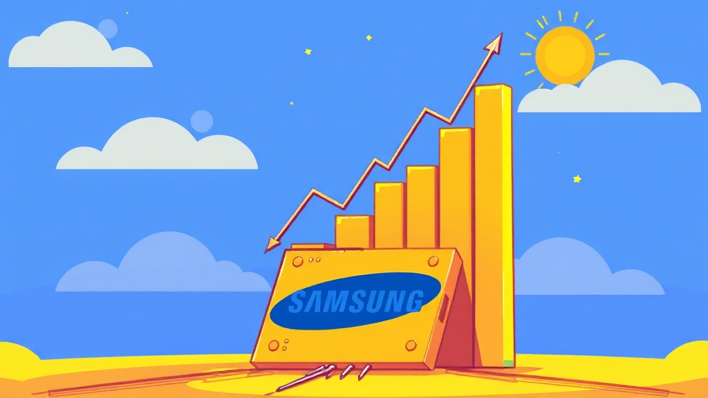 삼성전자 실적 심층 분석 및 전망 (cartoon 스타일)