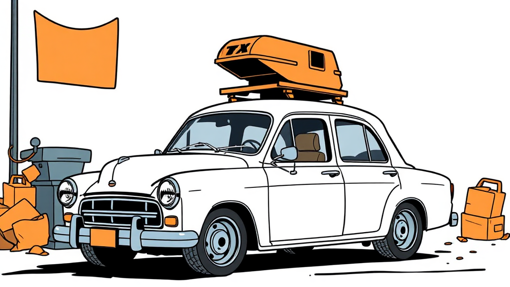 자동차 공매란? (illustration 스타일)