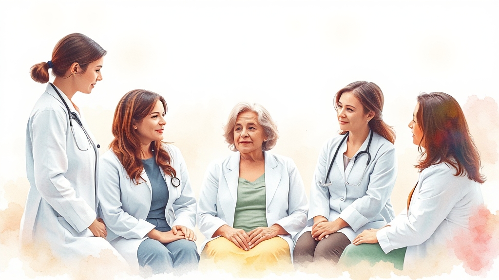 전문가 상담, 꼭 필요할까요? (watercolor 스타일)