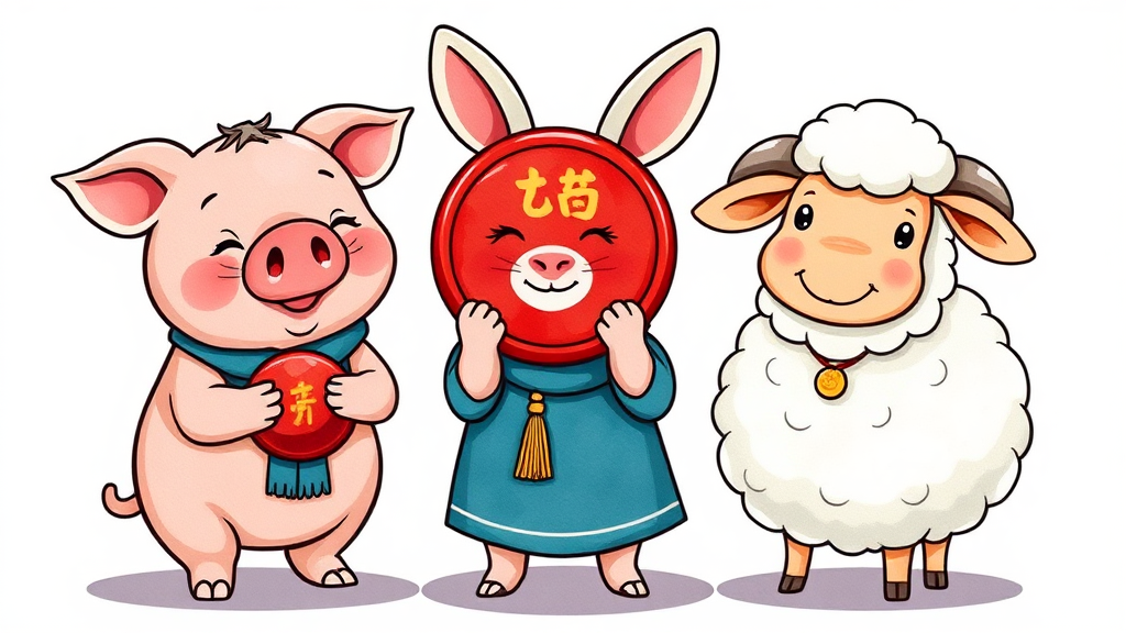 액운을 막는 방법 (cartoon 스타일)