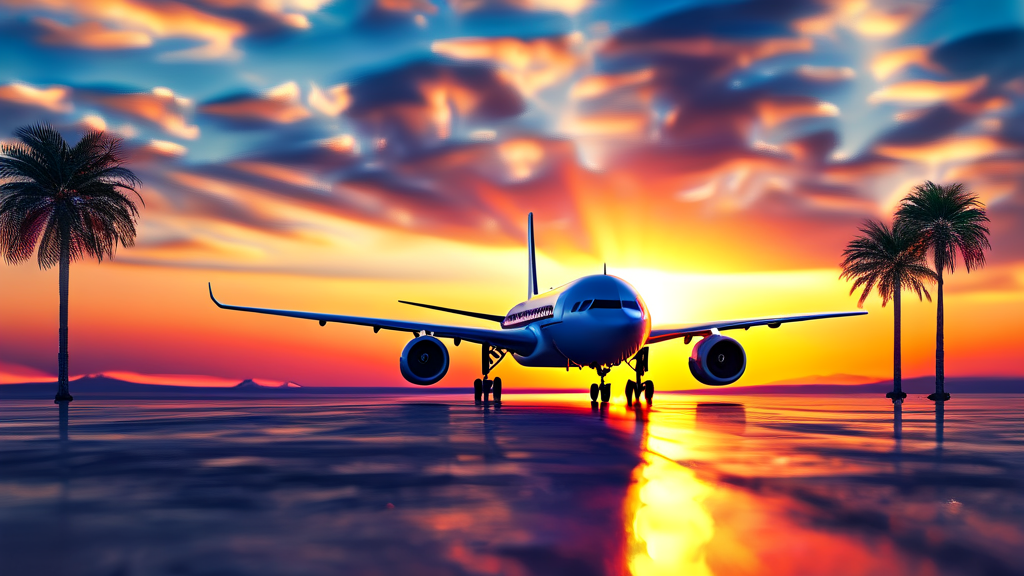 땡처리 항공권, 왜 저렴할까? (realistic 스타일)