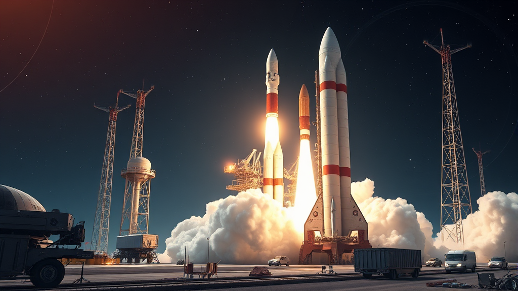 로켓랩의 숨겨진 성장 엔진: 스페이스 시스템즈와 국방 전환 (realistic 스타일)