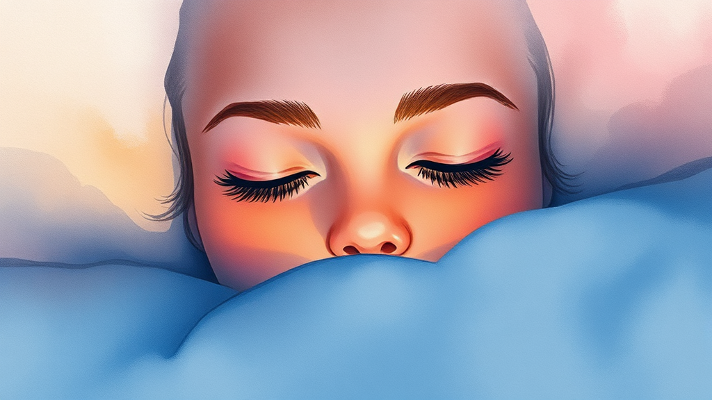 멜라토닌 부작용 및 주의사항 (watercolor 스타일)