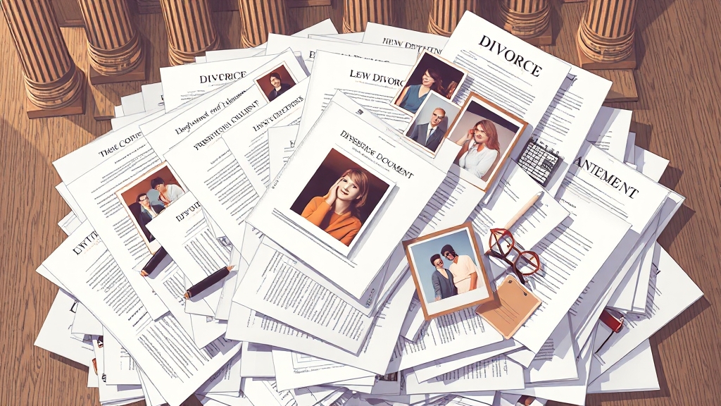 협의이혼 서류 완벽 가이드: 다운로드부터 작성까지 (2025최신) 3 자녀 유무별 서류 준비 (illustration 스타일)