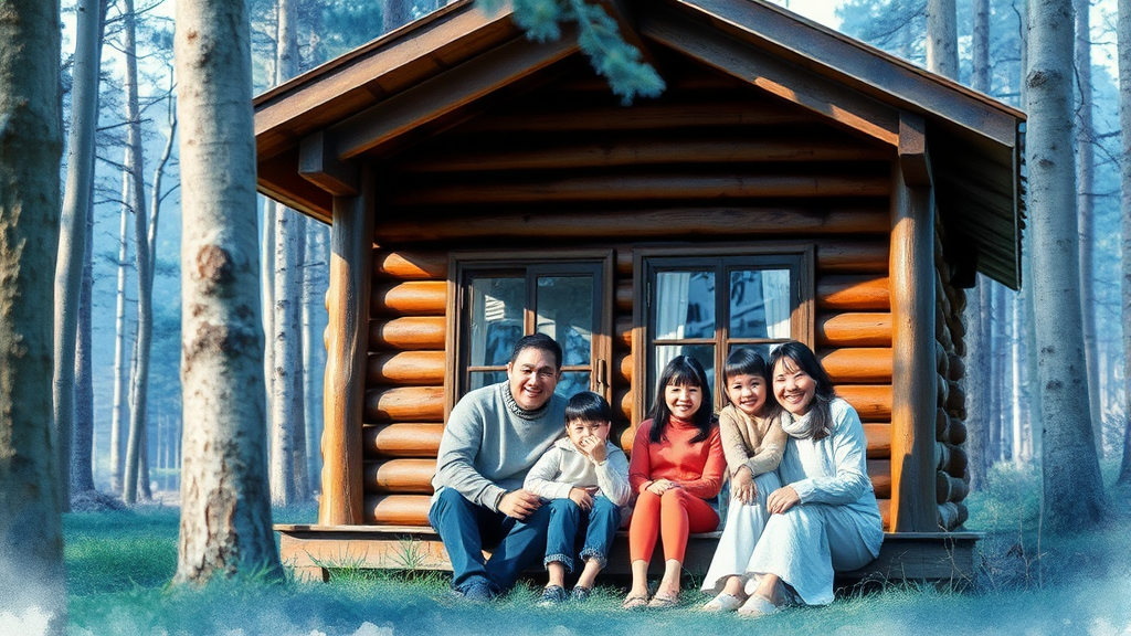 주요 시설 및 이용 안내 (watercolor 스타일)