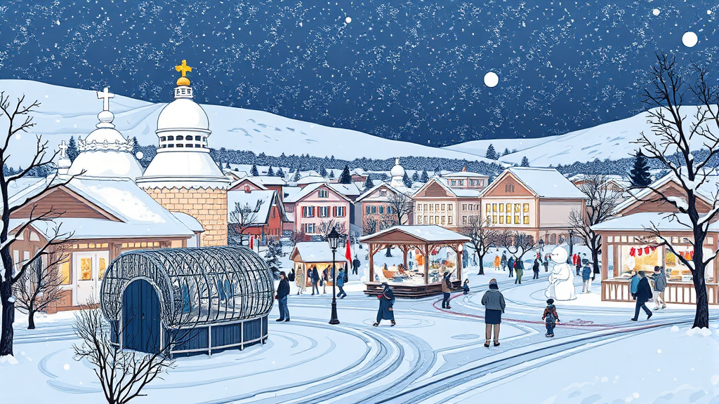 홋카이도 여행 개요 (illustration 스타일)