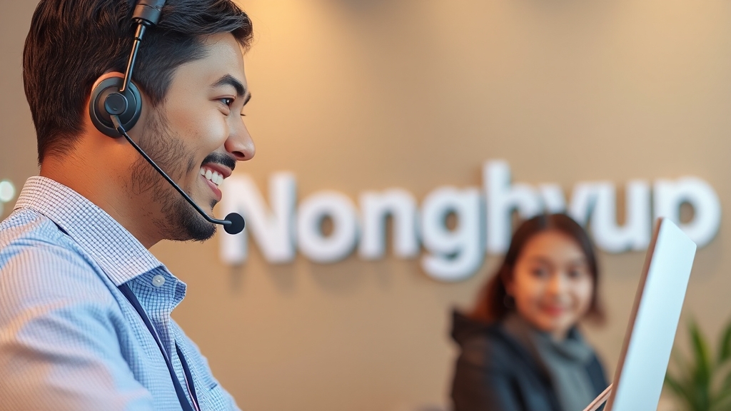 고객센터 이용 안내 (realistic 스타일)