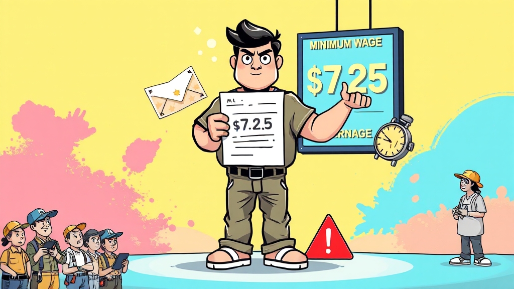 최저임금, 자주 묻는 질문 (FAQ) (cartoon 스타일)