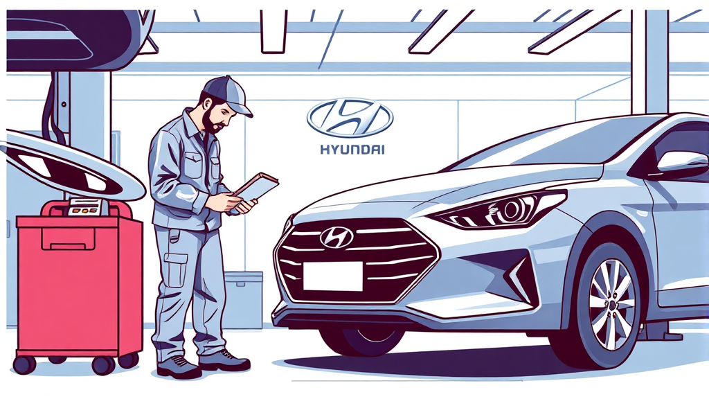 서비스센터 방문 전 체크리스트 (illustration 스타일)