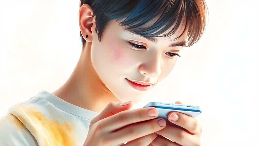 온라인 강좌 수강 및 기능 활용 (watercolor 스타일)