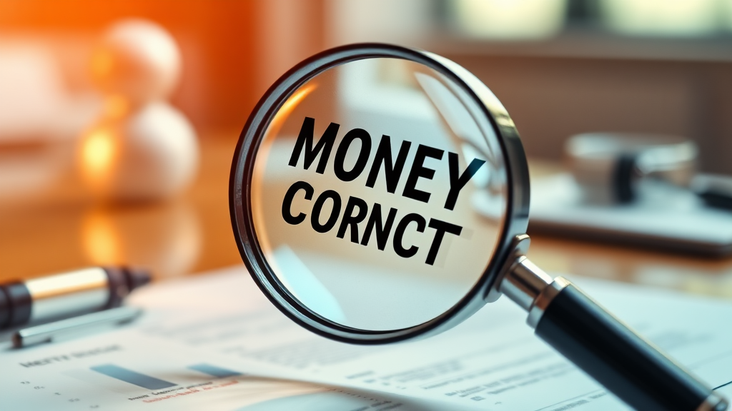 계약 시 숨겨진 비용 피하기 (realistic 스타일)