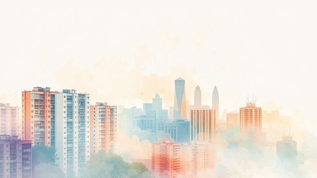 경기도 아파트 시장, 현재 상황은? (watercolor 스타일)