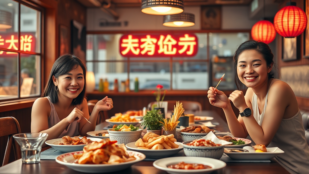 구락, 꼭 방문해야 할 맛집! (realistic 스타일)