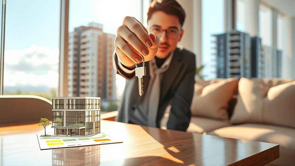 오피스텔 투자, 실거주 vs 투자 목적 (realistic 스타일)