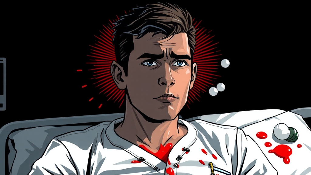 코피와 관련된 질환 (illustration 스타일)