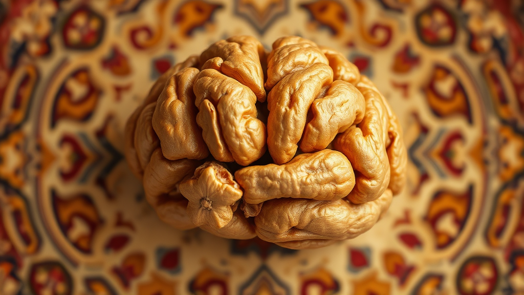 호두, 어떤 견과류? (realistic 스타일)