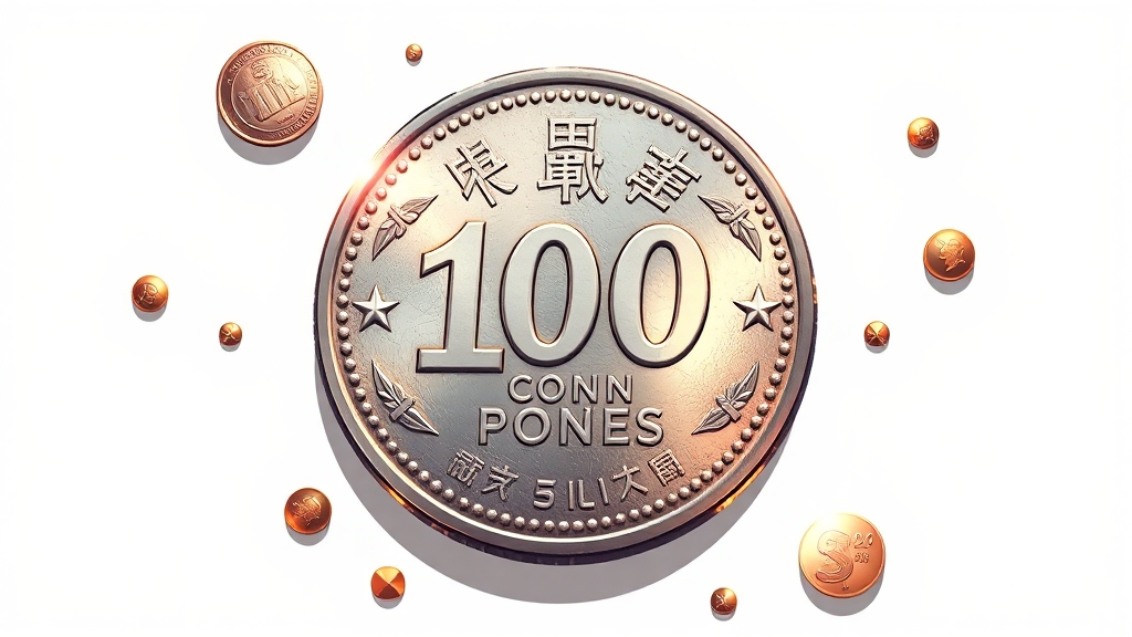 100원 희귀 동전 년도별 시세 (illustration 스타일)