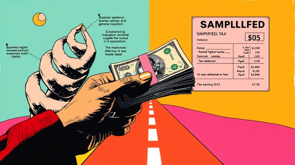 과세 유형, 뭐가 다를까? (popart 스타일)