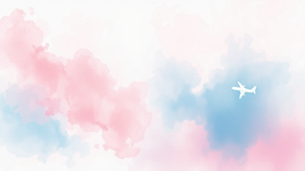 항공편 지연/결항, 카카오 여행자 보험으로 보상받는 방법 (watercolor 스타일)