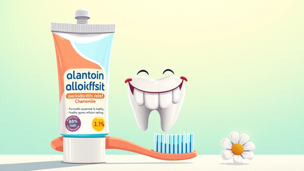 알란토인 치약, 어떻게 고를까? (cartoon 스타일)