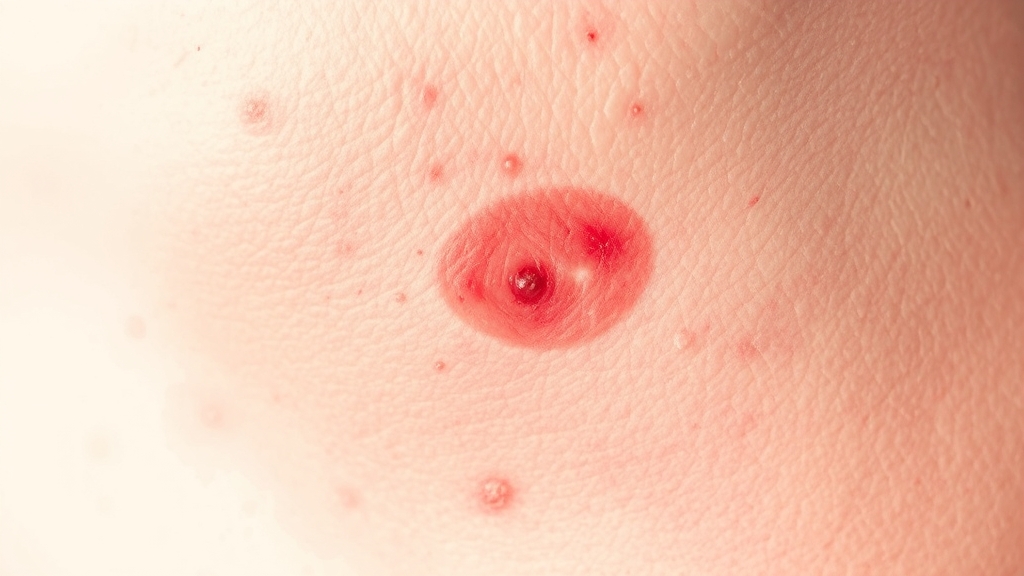 흉터 원인과 종류 (watercolor 스타일)