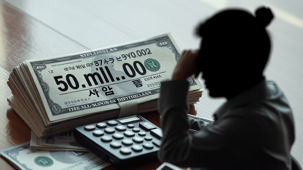 5천만원~1억 실수령액 계산표 (realistic 스타일)