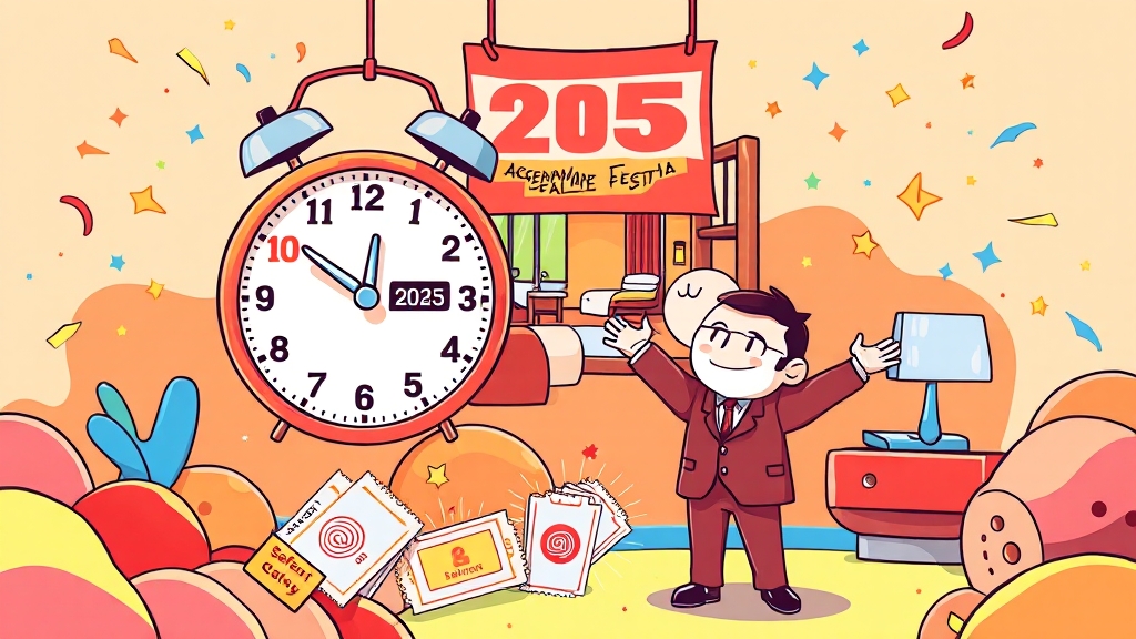 예약 방법 및 주의사항 (cartoon 스타일)