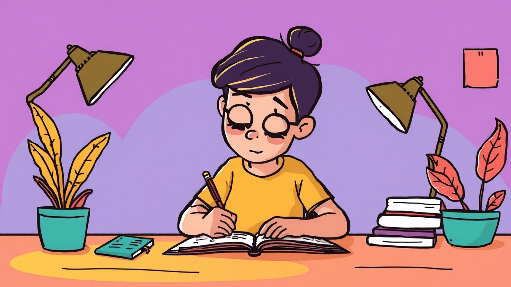 글쓰기 효율 극대화: 포커스 모드 설정 (cartoon 스타일)