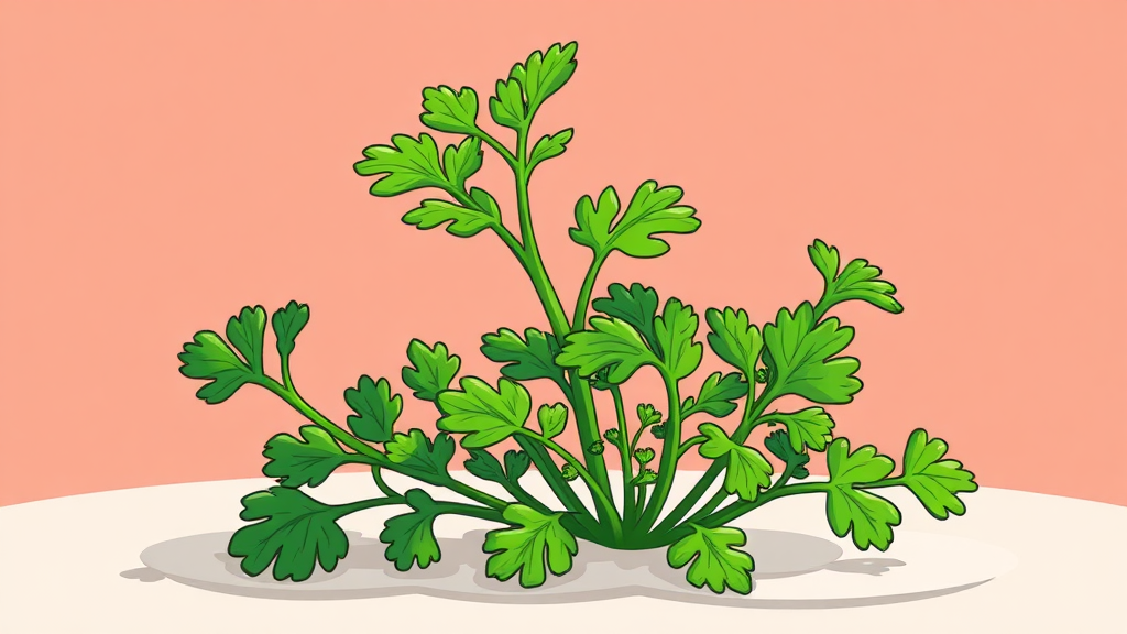 미나리, 알고 먹으면 더 좋은 음식 이야기 (cartoon 스타일)