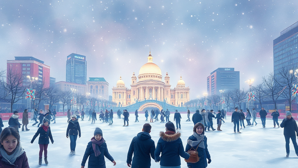 운영 시간 및 시간표 (watercolor 스타일)