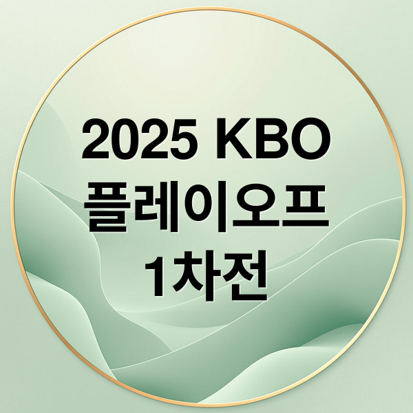 2025 KBO
플레이오프
1차전 (2025 KBO 플레이오프 삼성 한화 1차전)