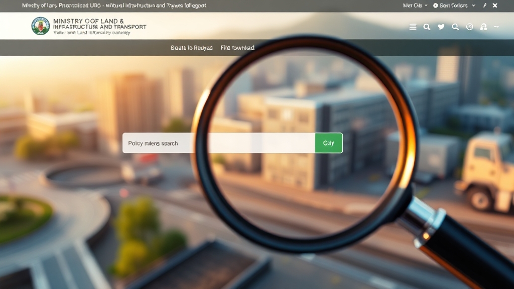 정책 자료, 검색하고 활용하기 (realistic 스타일)