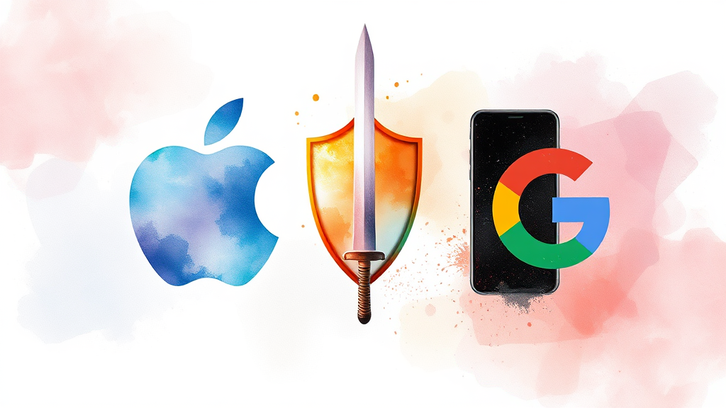 경쟁사 AI와 비교 (watercolor 스타일)