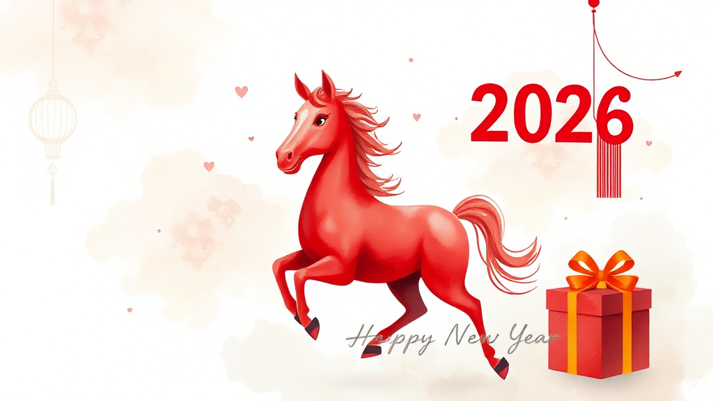 2026년 연하장 제작 가이드 (watercolor 스타일)