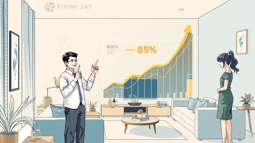 담보 비율, 금리 및 한도 (illustration 스타일)