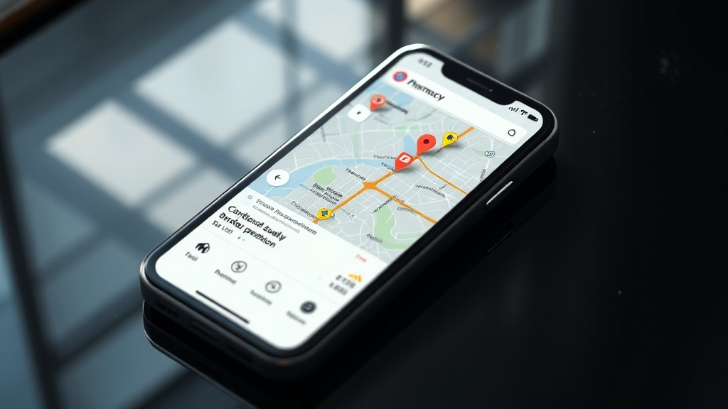 스마트폰 앱/검색 활용법 (realistic 스타일)