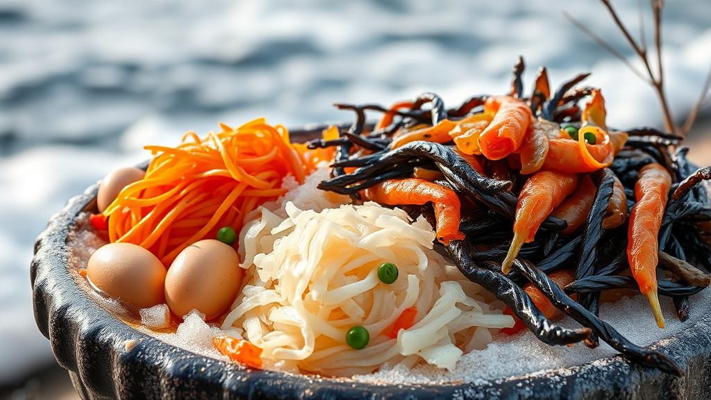 과메기 맛있게 먹는 꿀팁 (realistic 스타일)