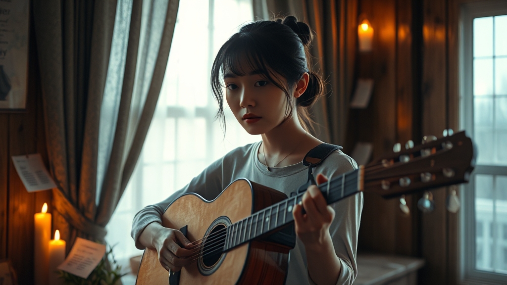 음악, 그녀만의 매력 (realistic 스타일)