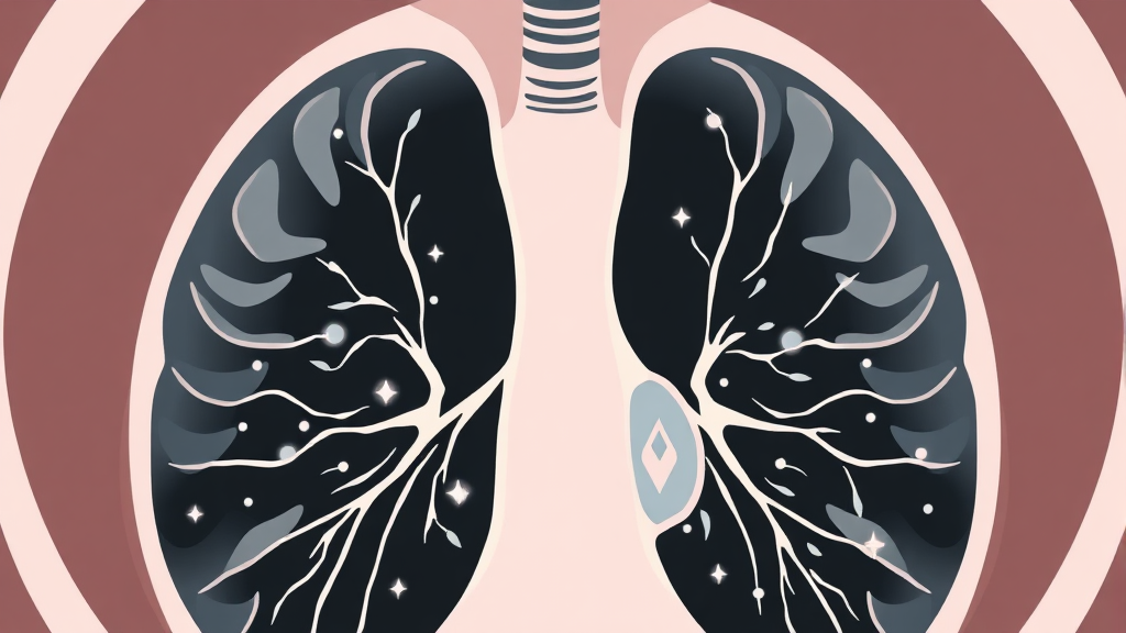 폐결절, 어떻게 치료하나요? (illustration 스타일)