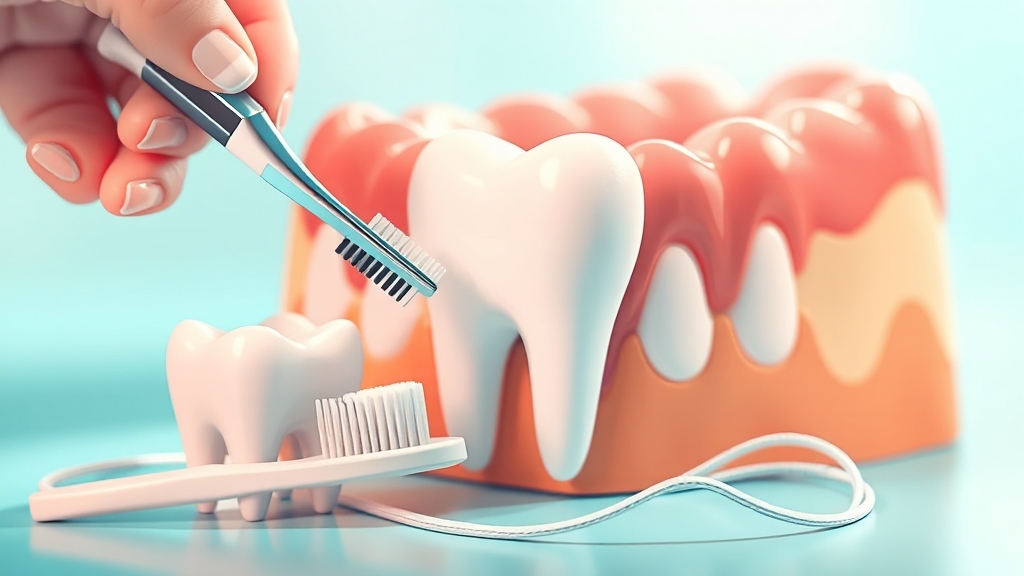 잇몸 질환, 치료법은? (illustration 스타일)