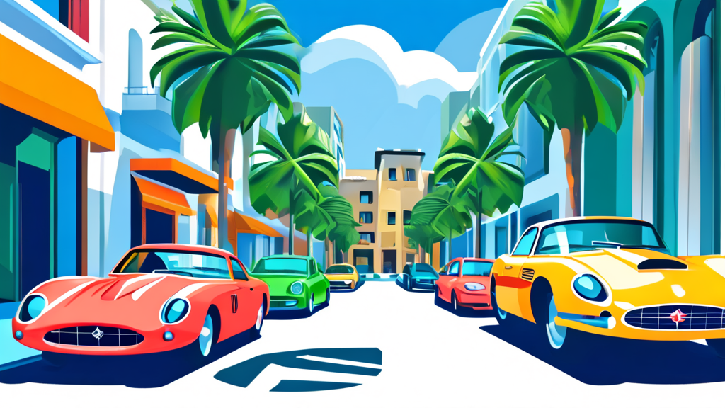 믿을 수 있는 사고대차 업체 선정 가이드 (illustration 스타일)