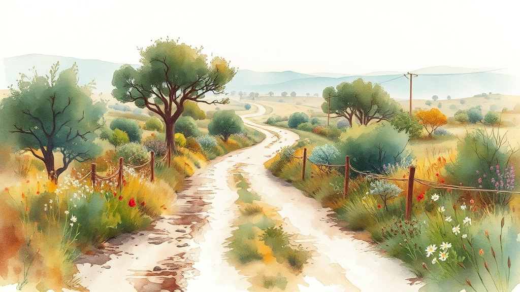 동해소금길, 역사 속으로 (watercolor 스타일)