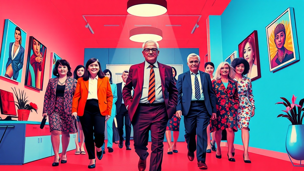 50대 재취업 성공을 위한 핵심 자격증과 직업 탐색 가이드 3 중장년 맞춤 직업 탐색 (popart 스타일)