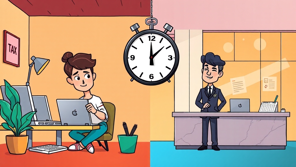 종합소득세 신고 대상 및 기간 (cartoon 스타일)