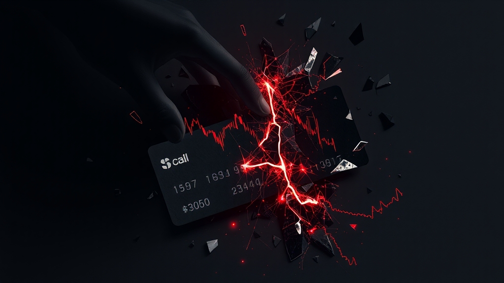 롯데카드 매각 관련 (illustration 스타일)