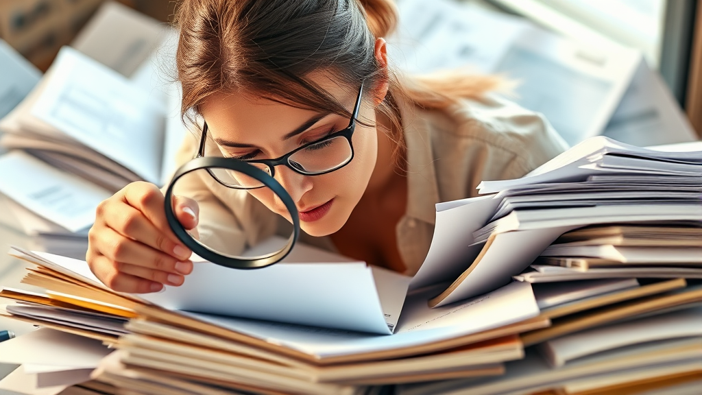 필요 서류, 완벽 정리! (realistic 스타일)